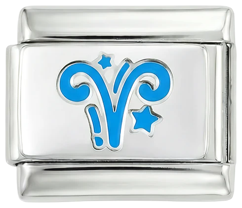 Aries Blue, on Silver