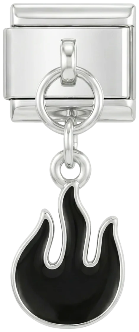 Black Flame, on Silver