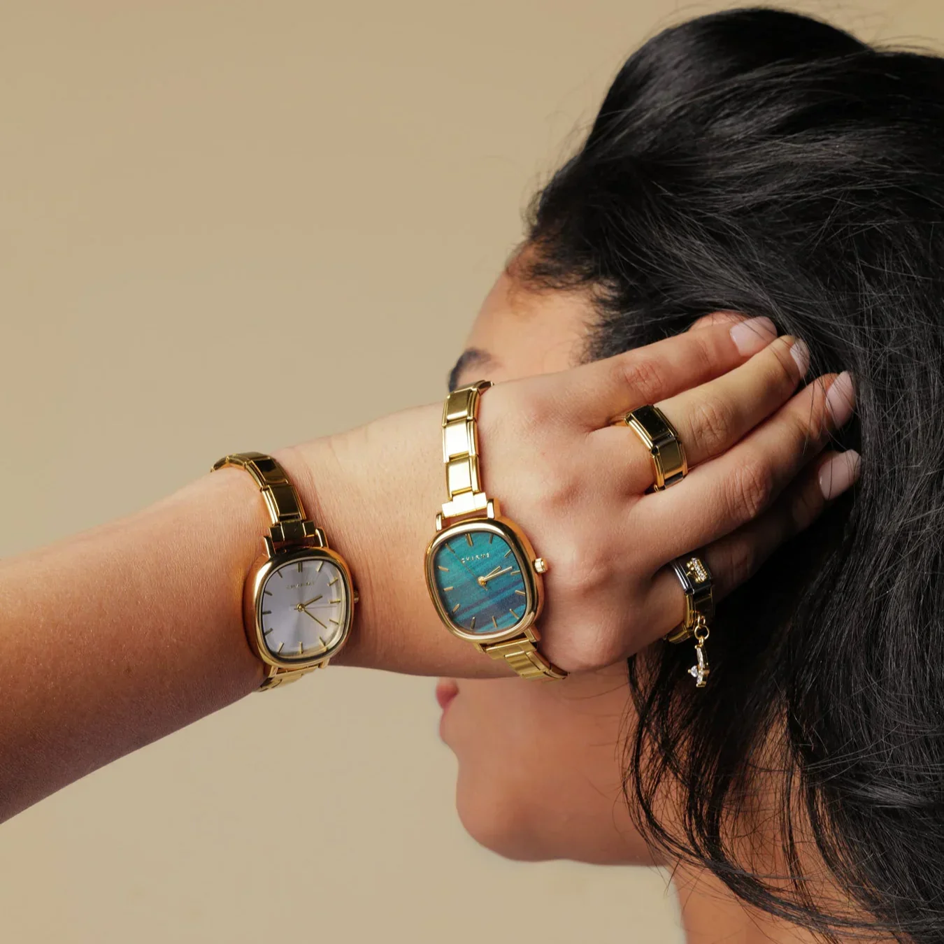 Capri Watch Gold – Emerald Dial Edition - Image 5