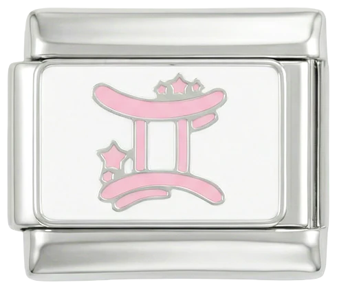 Gemini Pink, on Silver