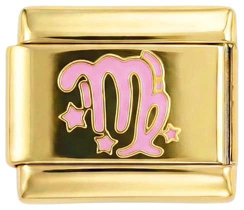Virgo Pink on Gold